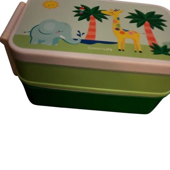 SUNNYLIFE  BENTO BOX SAFARI THEME KIDS 2 Compartment - Picture 4 of 10